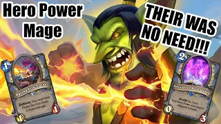 WHY DID THEY CHANGE THIS DECK!!! | Hero Power Mage Guide | Forged in the Barrens | Wild Hearthstone