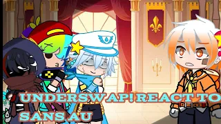 Underswap! react to sans au!