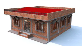 टिन का घर छद्  की तरह | Beautiful tin shade house plans with 4 bedroom | house design | home plans