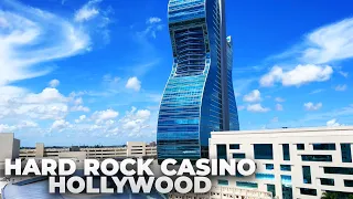 Walking Seminole Hard Rock Casino in Hollywood, Florida