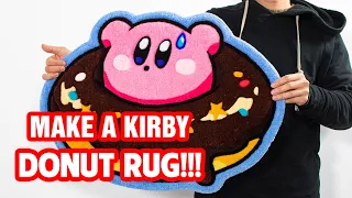 Rug Tufting | Kirby Donut Rug (Start To Finish) | BunnieRuggy