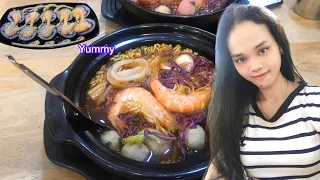 SO COOL TODAY I EATING KOREAN NOODLE SEAFOOD LEVEL THREE WITH MY FRIEND | Vlog |