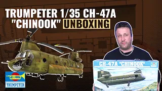 Trumpeter 1/35 CH-47A "Chinook" | Model Kit Unboxing & Review | #askhearns