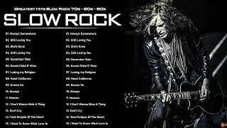 Scorpions, Led Zeppelin, Bon Jovi, U2, Aerosmith - Best Slow Rock Rock Ballads 70' 80' 90' Playlist