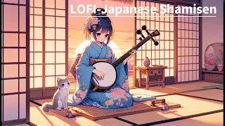 「Japanese "Shamisen" LOFI / BGM for relax, sleep, salon BGM」