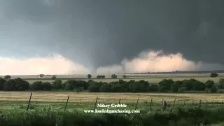 May 31 El Reno tornado hitting storm chaser Mikey Gribble