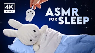 ASMR for People Who Want to Sleep ASAP - Powerful Triggers and Soft Whispers from Ear to Ear (4K)