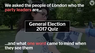 General Election 2017: Party leaders quiz