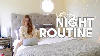 MY PRODUCTIVE & PEACEFUL SPRING NIGHT ROUTINE