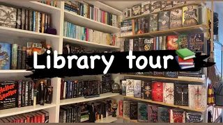 Library tour 😱📚 #booktube #harrypotter #room #bookshelf