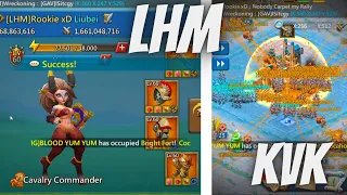 LHM Rally Lead in Action at KvK | Lords Mobile