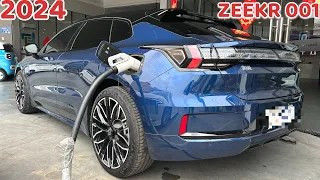 2024 Geely Zeekr 001 EV range 1032km Interior And Exterior Details.