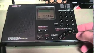 Sony ICF-SW7600G shortwave / LW / MW / FM radio