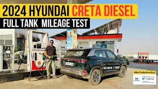 2024 Hyundai Creta Diesel Mileage Test - 1000 KM in 1 Tank? | Ft. #BTBG