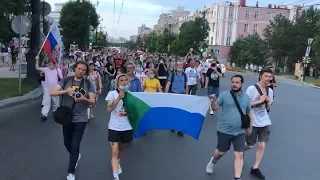 Протесты в Хабаровске в поддержку губернатора Сергея Фургала.День десятый / LIVE 20.07.20