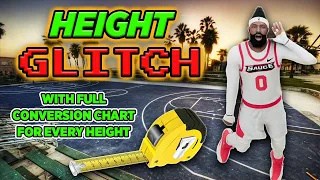 HEIGHT GLITCH IN NBA 2K22! HOW TO MAKE ANY BUILD TALLER WITH METRIC SYSTEM!
