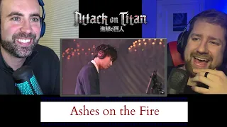 ATTACK ON TITAN LIVE! "Ashes on the Fire" REACTION | 2023 Crunchyroll Anime Awards