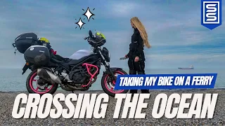 Arriving in Amsterdam by Motorbike