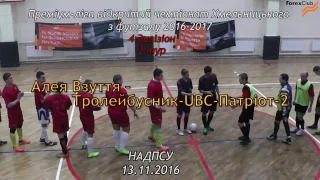 «Алея Взуття» - «Тролейбусник-UBC-Патріот-2» - 2:11 (0:4). Дивізіон 4, 2 тур