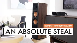 BEST Speakers for Music and Movies! KLIPSCH 8000F Tower Speaker Review