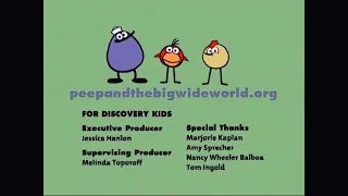 Peep and the big wide world credits on pbs kids 2009