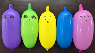 Mixing Stuff with Funny Taco Balloons ASMR #tacoslime #fluffy