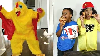 CRAZY KFC CHICKEN! - Food Challenge - Shiloh And Shasha Onyx Kids