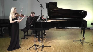 Brahms Violin Sonata No1. Op78 - Elizabeth Basoff