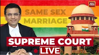 SUPREME COURT LIVE | LEGAL RECOGNITION FOR SAME SEX MARRIAGES | CJI CHANDRACHUD BENCH | DAY 3