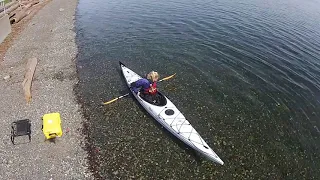 Getting in (and out) of your kayak from shore