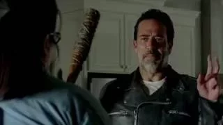 Negan jokes about Olivia's weight