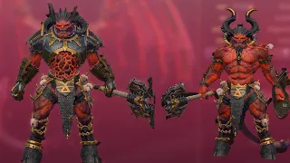 Khorne Armor Sets/Customization For Daemon Prince - Total War Warhammer 3
