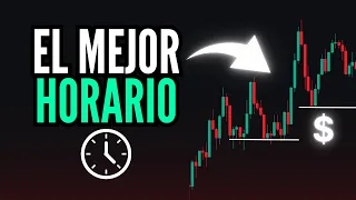 Este es EL MEJOR HORARIO para HACER TRADING y GANAR FACILMENTE