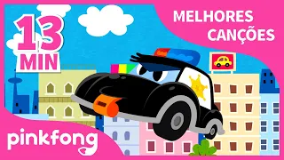 Carro de Polícia e mais músicas infantis | + Compilação | Pinkfong Canções para crianças