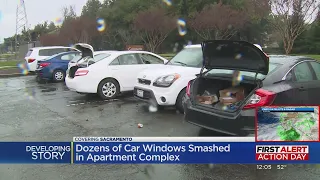 47 vehicles broken into at Sacramento apartment complex