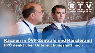 +++Razzien: ÖVP-Zentrale und Kanzleramt durchsucht+++