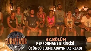 Performans birincisi üçüncü eleme adayını belirledi! | 32.Bölüm | Survivor 2018