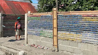 MAKING FENCE USING PLASTIC BOTTLES #Hanotoyshot