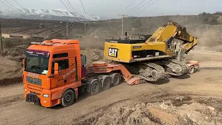 Loading And Transporting The Caterpillar 385C Excavator - Sotiriadis/Labrianidis Mining Works