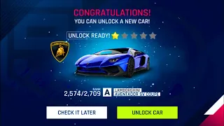 Unlocked New Lamborghini Aventador SV Coupe in Asphalt 9: Upgrading and Gameplay