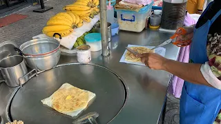 โรตี หน้าท่าเตียน ราคามิตรภาพ ราคาทั่วไป |  kind of Indian food made of flour, Tha Tien Pier 🇹🇭