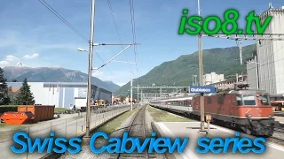 [FHD60p] CabView : SBB Re4/4, Switzerland Vol.1 Climbing Gotthard-pass