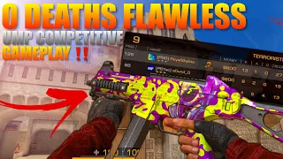 Standoff 2 Pro UMP Gas Flawless Competitive Match Gameplay 0 DEATHS‼️