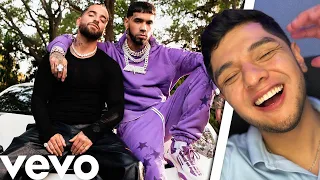 REACCIONANDO a Maluma & Anuel AA - Diablo, Qué Chimba (Official Video)