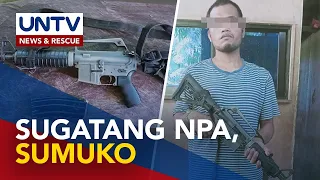 Sugatang miyembro ng NPA sa Surigao del Sur, kusang sumuko sa mga awtoridad