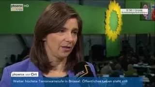 Bundesdelegiertenkonferenz B'90/Grüne: Katrin Göring-Eckardt im Interview am 23.11.2015