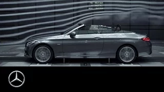 The new C-Class Cabriolet - aerodynamic also top down - Mercedes-Benz original