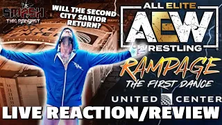 AEW RAMPAGE - THE FIRST DANCE | #CMPunk Returns!!! LIVE REACTION/REVIEW | STP