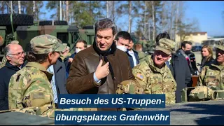 Besuch des US-Truppenübungsplatzes Grafenwöhr - Bayern