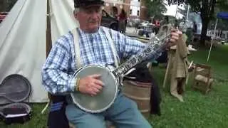 Civil War Serenading Banjo Player